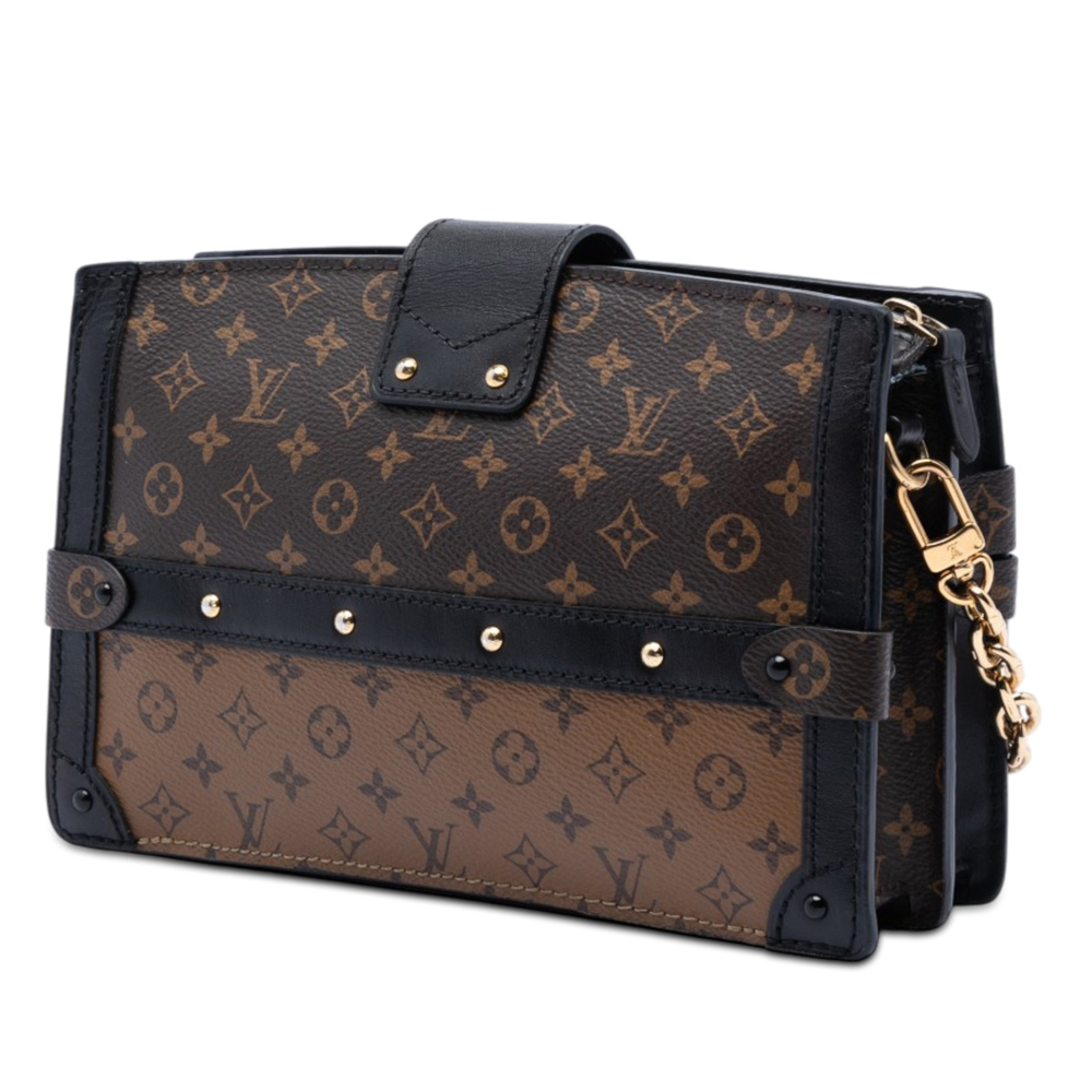 Pre-Loved Louis Vuitton Monogram Reverse Trunk Clutch - Picture 2 of 6